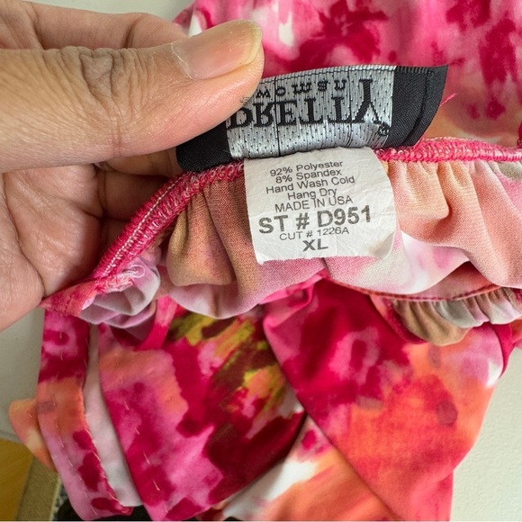 Vintage Pretty Woman Y2K 90s Babydoll Stretchy Mini Dress Size XL - Picture 7 of 16